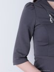 ダークグレー モデル：七瀬みほ　身長：162cm　着用サイズ：Sサイズ