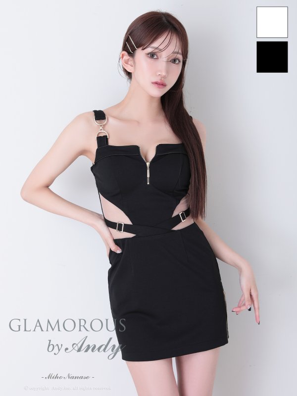 ブラック モデル：七瀬みほ　身長：162cm　着用サイズ：Sサイズ