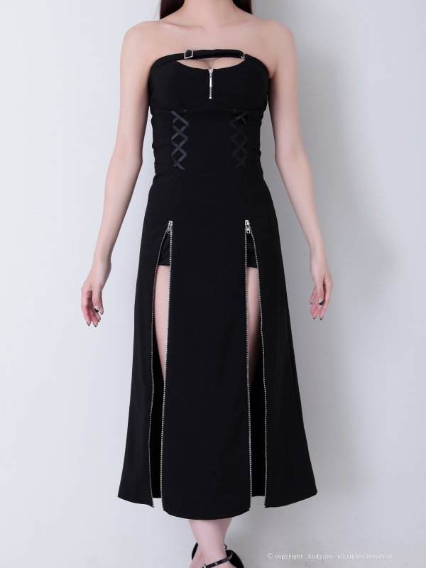 ブラック モデル：七瀬みほ　身長：162cm　着用サイズ：Sサイズ