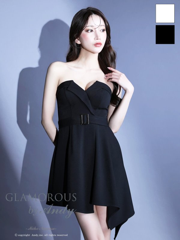 ブラック　モデル：七瀬みほ　身長：162cm　着用サイズ：Sサイズ