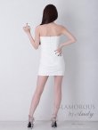 ホワイト　モデル：七瀬みほ　身長：162cm　着用サイズ：Sサイズ