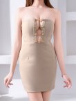 ベージュ　モデル：りさ　身長：164cm　着用サイズ：Sサイズ