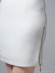 ホワイト　モデル：藤崎めい　身長：159cm　着用サイズ：Sサイズ