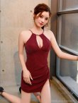 レッド モデル：あっすん　身長：164cm　着用サイズ：Sサイズ