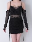 ブラック モデル：七瀬みほ　身長：162cm　着用サイズ：Sサイズ