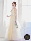画像5: 【圓谷はく / 関西コレクション着用】【Lip line/リップライン】フラワー刺繍/ 2段フレア/ Aライン/ チュール/ プリンセス/ ロングドレス/ キャバドレスlong[HC03] (5)