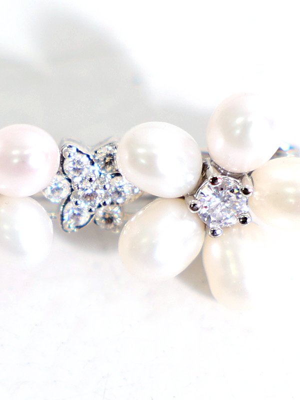 画像3: 【Angel R/エンジェルアール】フラワーモチーフパールビジューヘアピン[OF02C-U] (3)