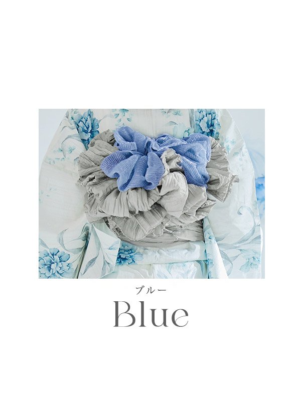 画像5: 【即日発送】【兵児帯】浴衣コーデを華やかにするスリットプリーツラメ兵児帯 単品販売[YMT-U] (5)