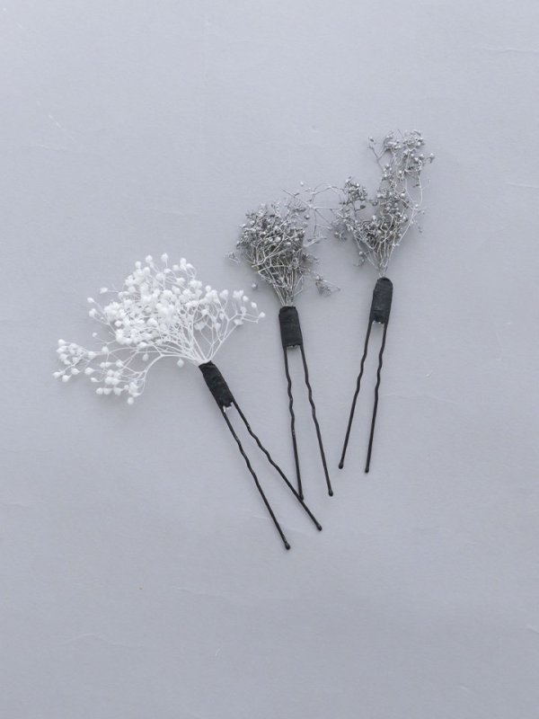 画像12: 【卒業袴小物】ドライフラワーセット髪飾り【2カラー】 (12)