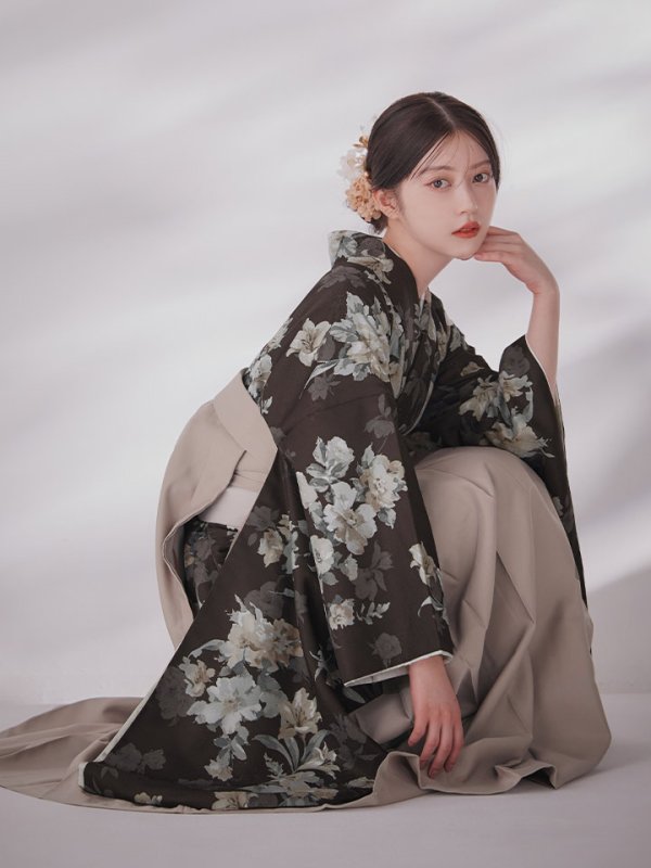 画像16: 【卒業袴小物】ドライフラワーセット髪飾り【2カラー】 (16)