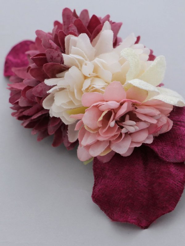 画像6: 【卒業袴小物】アーティフィシャルフラワーコサージュ【2カラー】 (6)