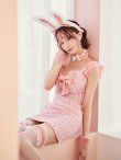 画像11: 【SALE!!】【即日発送】【ハロウィン】 ツイードバニーミニワンピ 【コスプレ6点セット】【S-Lサイズ/2カラー】[OF04] (11)