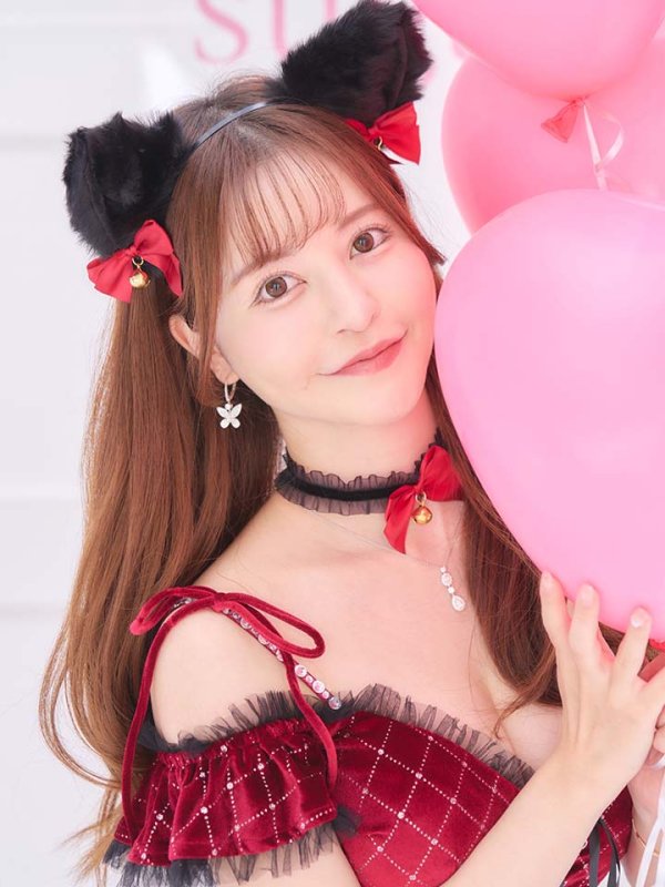 画像4: 【即日発送】【ハロウィン】キャットオフショルビジューセットアップ【コスプレ6点セット】【XS-Lサイズ/3カラー】[HC03] (4)