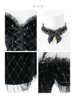 画像39: 【即日発送】【ハロウィン】キャットオフショルビジューセットアップ【コスプレ6点セット】【XS-Lサイズ/3カラー】[OF04] (39)