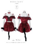 画像45: 【即日発送】【ハロウィン】キャットオフショルビジューセットアップ【コスプレ6点セット】【XS-Lサイズ/3カラー】[OF04] (45)