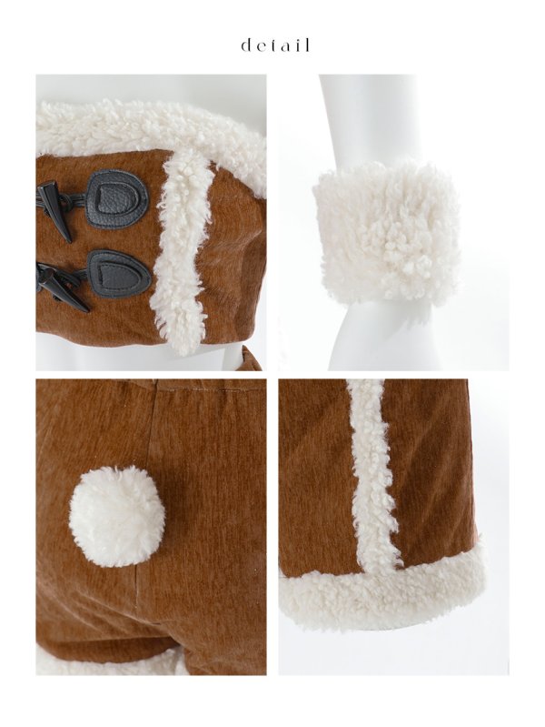 画像22: 【即日発送】【ハロウィン】ムートンベアセットアップ【コスプレ7点セット】【XS-Mサイズ/1カラー】[OF03] (22)