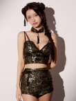 画像15: 【即日発送】【ハロウィン】チャイナショートパンツセットアップ 【コスプレ5点セット】【XS-Mサイズ/3カラー】[OF04] (15)