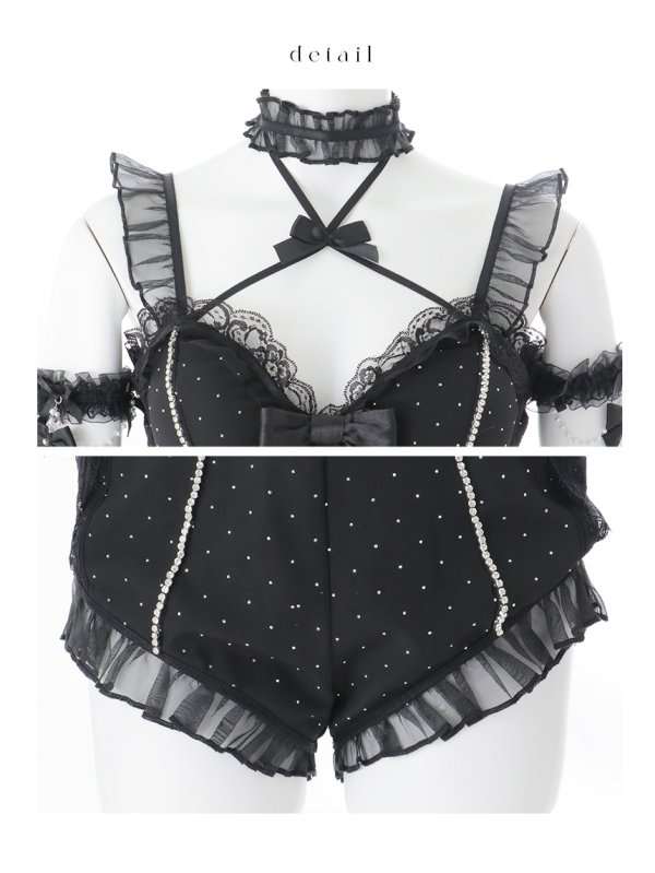 画像36: 【即日発送】【送料無料！】【マリームーンコラボ】【ハロウィン】2wayハーネスネックバニー【コスプレ6点セット】【XS-Lサイズ/3カラー】[HC03] (36)