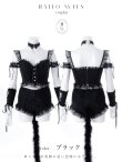 画像16: 【マリームーンコラボ】【ハロウィン】黒猫ビスチェセットアップ【コスプレ7点セット】【XS-Lサイズ/1カラー】[OF04] (16)