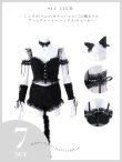 画像19: 【マリームーンコラボ】【ハロウィン】黒猫ビスチェセットアップ【コスプレ7点セット】【XS-Lサイズ/1カラー】[OF04] (19)