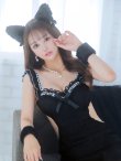 画像12: 【即日発送】【ハロウィン】 キャットレースミニワンピ 【コスプレ5点セット】【XS-Mサイズ/3カラー】[YMT] (12)