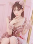 画像6: 【即日発送】【ハロウィン】緩苺ちゃん着用  キャットレースミニワンピ 【コスプレ5点セット】【XS-Mサイズ/3カラー】[YMT] (6)