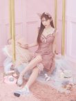 画像8: 【即日発送】【ハロウィン】緩苺ちゃん着用  キャットレースミニワンピ 【コスプレ5点セット】【XS-Mサイズ/3カラー】[YMT] (8)