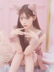 画像10: 【即日発送】【ハロウィン】緩苺ちゃん着用  キャットレースミニワンピ 【コスプレ5点セット】【XS-Mサイズ/3カラー】[YMT] (10)