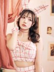 画像9: 【即日発送】【ハロウィン】【LARME/ラルム掲載】ツイードバニーリボンセットアップ（スカート）【コスプレ6点セット】【XS-Mサイズ/2カラー】[YMT] (9)