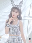 画像25: 【即日発送】【ハロウィン】【LARME/ラルム掲載】ツイードバニーリボンセットアップ（スカート）【コスプレ6点セット】【XS-Mサイズ/2カラー】[YMT] (25)