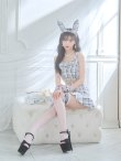 画像33: 【即日発送】【ハロウィン】【LARME/ラルム掲載】ツイードバニーリボンセットアップ（スカート）【コスプレ6点セット】【XS-Mサイズ/2カラー】[YMT] (33)