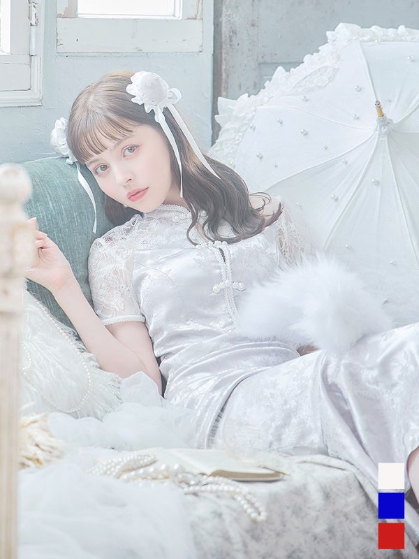 画像22: 【SALE!!】【即日発送】【ハロウィン】 マーメイドレースチャイナ 【コスプレ2点セット】【S-Lサイズ/3カラー】(SE01YN-W)[OF01] (22)