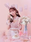 画像7: 【即日発送】【ハロウィン】 ツイードバニーメイドセットアップ 【コスプレ6点セット】【S-Mサイズ/3カラー】[YMT] (7)