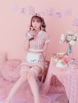画像9: 【即日発送】【ハロウィン】 ツイードバニーメイドセットアップ 【コスプレ6点セット】【S-Mサイズ/3カラー】[YMT] (9)
