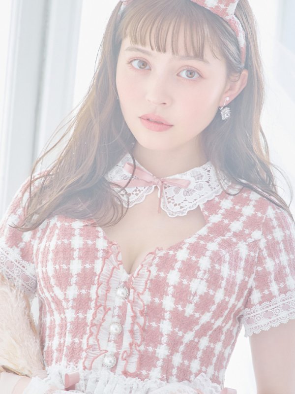 画像15: 【SALE!!】【即日発送】【ハロウィン】 ツイードバニーメイドセットアップ 【コスプレ6点セット】【S-Mサイズ/3カラー】[HC03] (15)