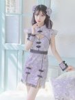 画像17: 【即日発送】【ハロウィン】 パステルチャイナドレス 【コスプレ3点セット】【XS-Mサイズ/4カラー】(SE01YN)[YMT] (17)
