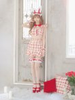 画像5: 【値下げ！】【即日発送】【ハロウィン】 チェックバニーセットアップ  【コスプレ6点セット】【XS-Lサイズ/2カラー】[YMT] (5)
