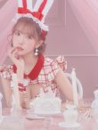 画像10: 【値下げ！】【即日発送】【ハロウィン】 チェックバニーセットアップ  【コスプレ6点セット】【XS-Lサイズ/2カラー】[YMT] (10)