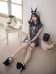 画像5: 【値下げ！】【即日発送】【ハロウィン】 チェックバニーセットアップ  【コスプレ6点セット】【XS-Lサイズ/2カラー】[YMT] (5)