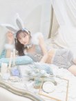 画像9: 【即日発送】【ハロウィン】 ファーツイードバニーセットアップ 【コスプレ8点セット】【XS-Mサイズ/3カラー】[YMT] (9)