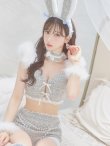 画像8: 【即日発送】【ハロウィン】 ファーツイードバニーセットアップ 【コスプレ8点セット】【XS-Mサイズ/3カラー】[YMT] (8)