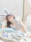 画像15: 【即日発送】【ハロウィン】 ファーツイードバニーセットアップ 【コスプレ8点セット】【XS-Mサイズ/3カラー】[YMT] (15)