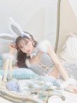 画像12: 【即日発送】【ハロウィン】 ファーツイードバニーセットアップ 【コスプレ8点セット】【XS-Mサイズ/3カラー】[HC02] (12)