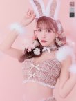 画像3: 【即日発送】【ハロウィン】 ファーツイードバニーセットアップ 【コスプレ8点セット】【XS-Mサイズ/3カラー】[YMT] (3)