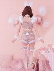 画像15: 【即日発送】【ハロウィン】 ファーツイードバニーセットアップ 【コスプレ8点セット】【XS-Mサイズ/3カラー】[YMT] (15)