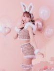 画像13: 【即日発送】【ハロウィン】 ファーツイードバニーセットアップ 【コスプレ8点セット】【XS-Mサイズ/3カラー】[YMT] (13)