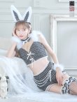 画像18: 【即日発送】【ハロウィン】 ファーツイードバニーセットアップ 【コスプレ8点セット】【XS-Mサイズ/3カラー】[YMT] (18)