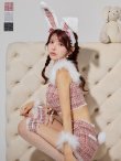 画像5: 【SALE!!】【即日発送】【ハロウィン】 ファーツイードバニーセットアップ 【コスプレ8点セット】【XS-Mサイズ/3カラー】[HC03] (5)
