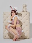 画像26: 【SALE!!】【即日発送】【ハロウィン】 ファーツイードバニーセットアップ 【コスプレ8点セット】【XS-Mサイズ/3カラー】[HC03] (26)
