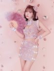 画像9: 【即日発送】【ハロウィン】リボンチャイナミニセットアップ【コスプレ4点セット】【XS-Mサイズ/3カラー】 （SE01YN）[YMT] (9)
